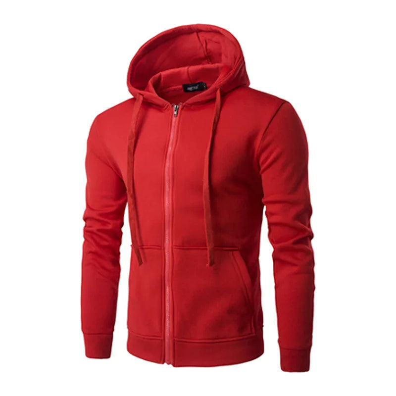Men’s Slim Fit Zipper Hoodie Jacket