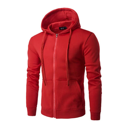 Men’s Slim Fit Zipper Hoodie Jacket