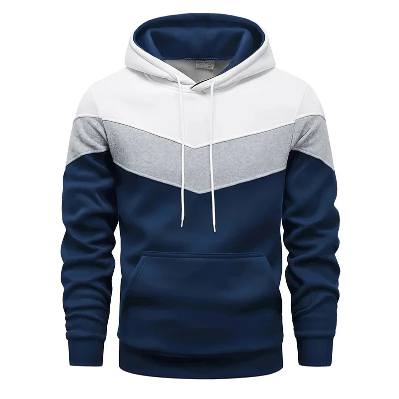 Men’s Tricolor Tracksuit – Hoodie & Sweatpants Set