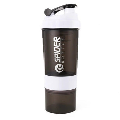 Multi-Layer Shaker Cup | 3-in-1 Protein Bottle for Gym & Bodybuilding