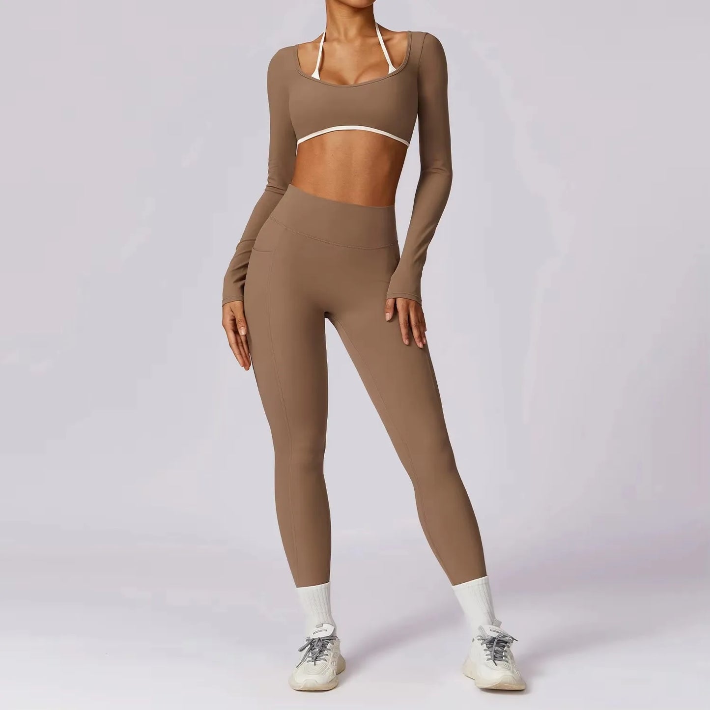 Women’s Sportswear Set – Push Up Bra & Gym Leggings