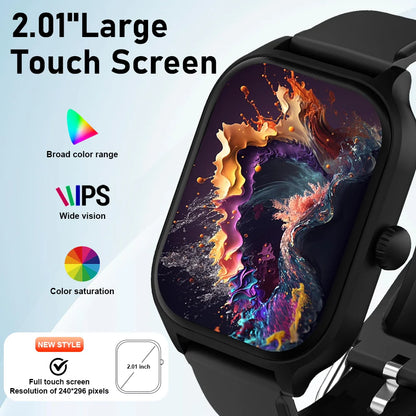 New Model Smartwatch Dial to Answer Calls Calorie Tracking