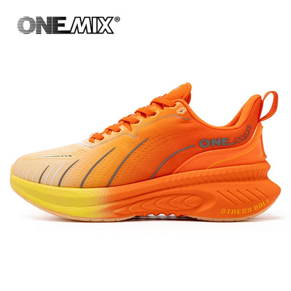 New Cushioning Running Shoes For Men Suitable Heavy Runners Lace Up