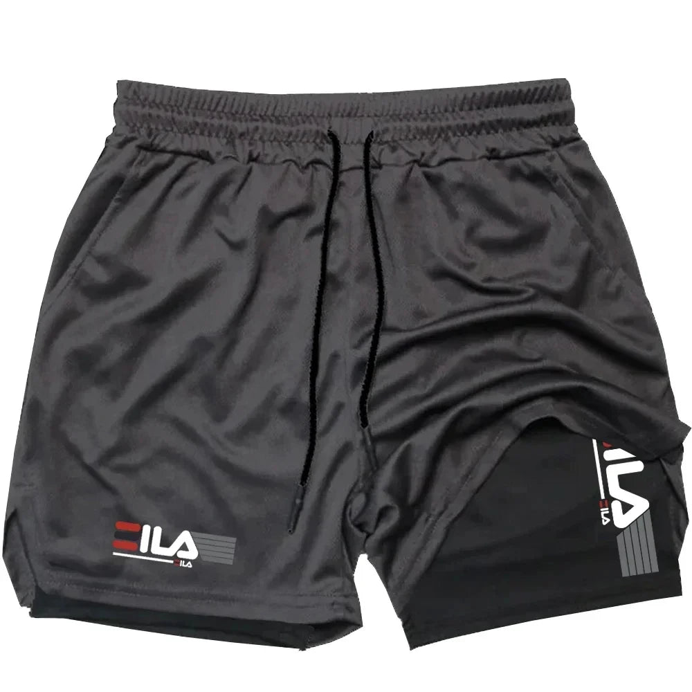 Double-Layer Running Shorts