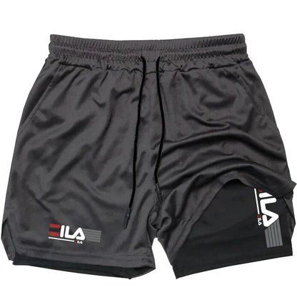 Double-Layer Running Shorts