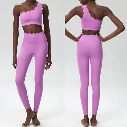 Women's Stretchy Buttery Soft Gym Outfit – 1 Set