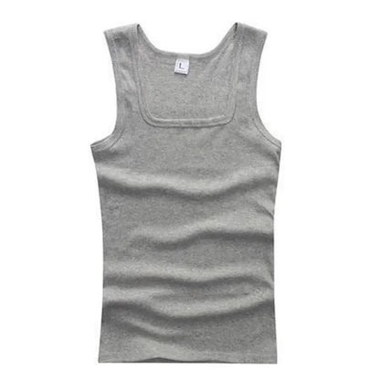 Sleeveless Cotton T-Shirt
