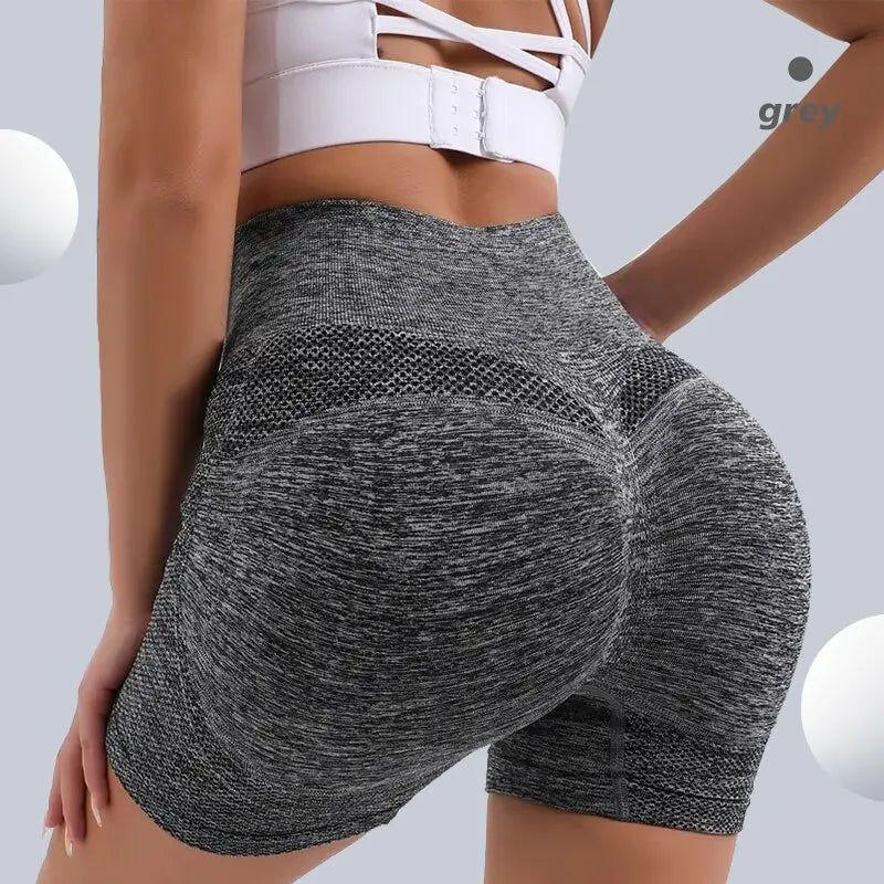 Women's High-Waist Ruched Booty Shorts