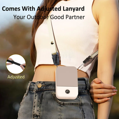 Mini USB Rechargeable Waist & Neck Fan