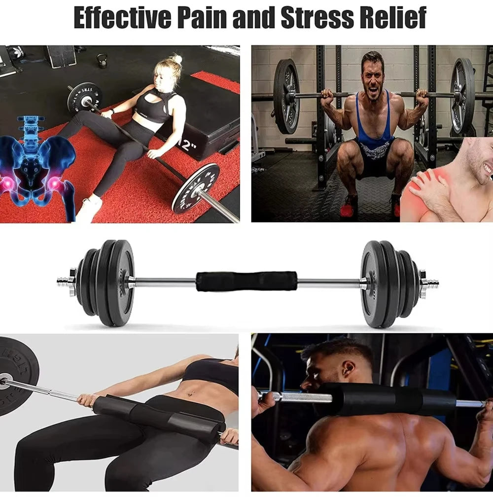Fitness Weightlifting Barbell Pad Squat | Protective Neck-Shoulder