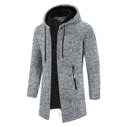 Men’s Winter Hoodie – Zip-Up Oversized Sweatshirt