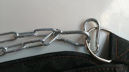 Thicker Metal Chain Weight Lifting Dip Belt Pull-Up