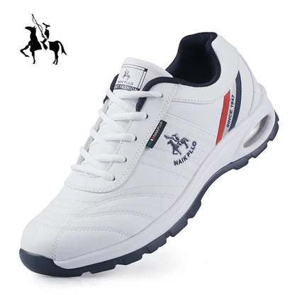 New Men’s Outdoor Leather Casual Sneakers