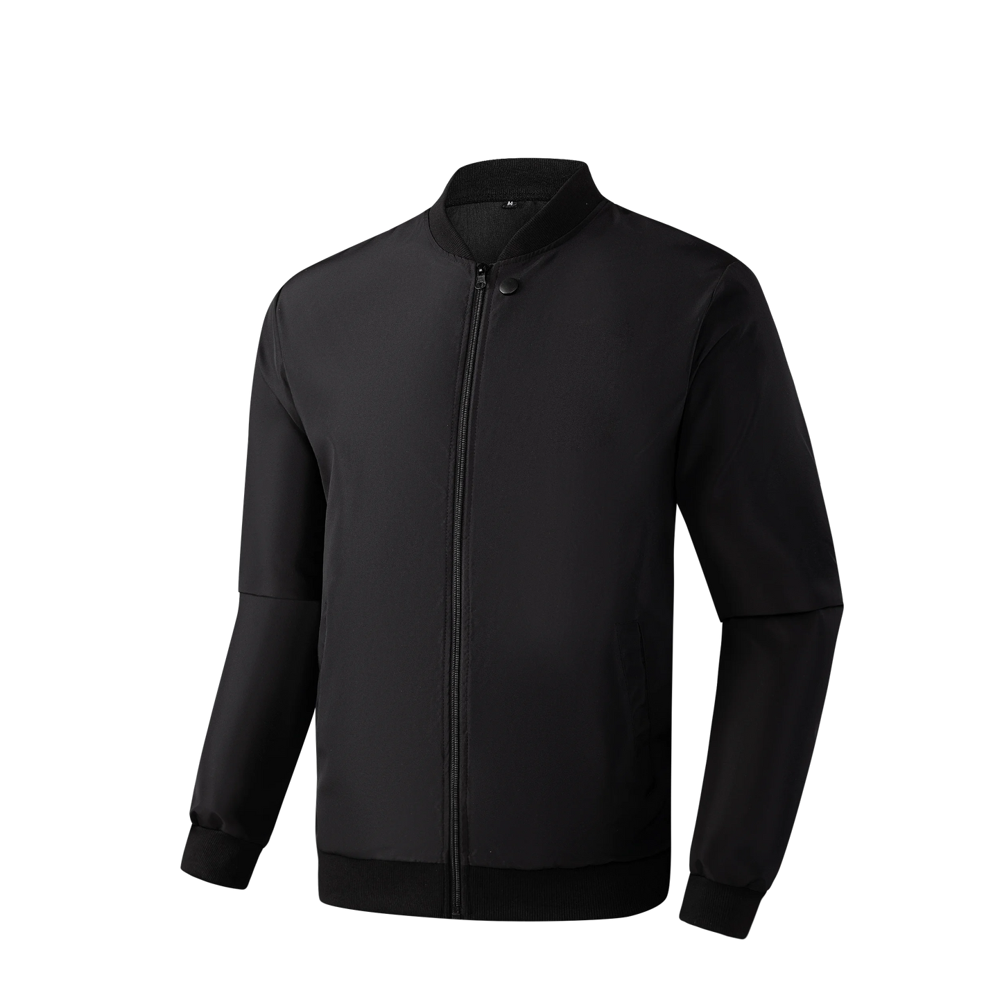Spring/Autumn Men’s Solid Color Baseball Collar Jacket