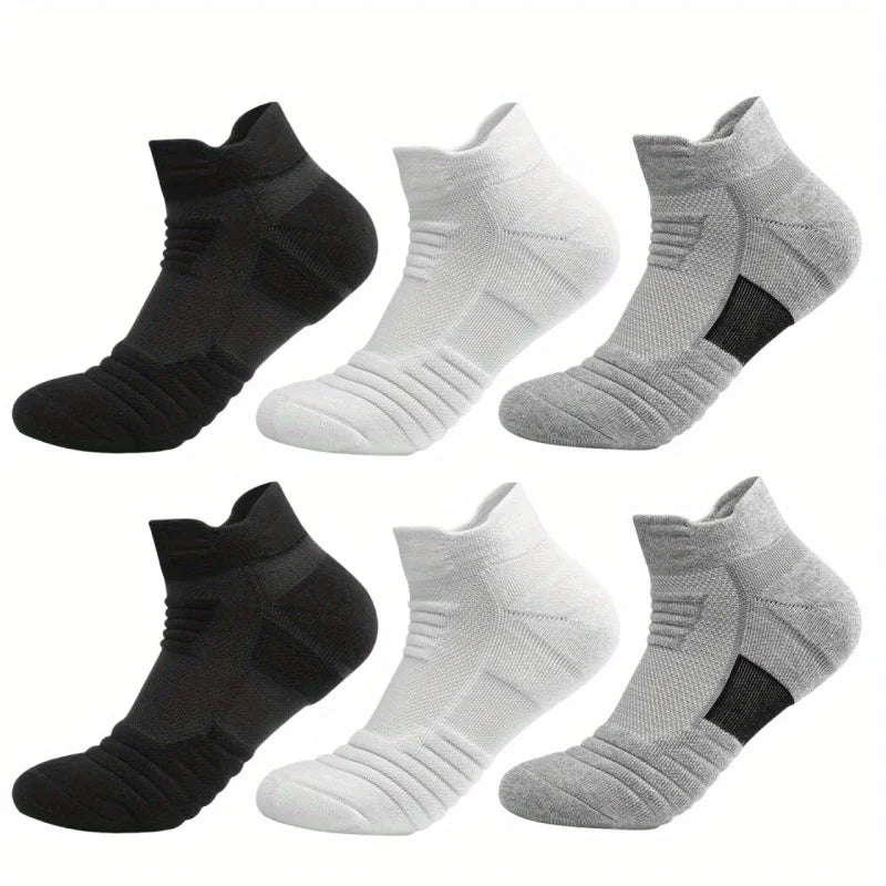 Unisex Sports Short Tube Socks – 6/3/1 Pairs