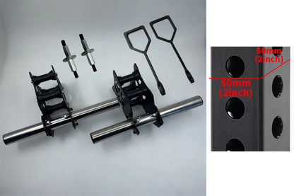 Power Rack Pulley System for Cable Crossover, Squat & Bench Press (Fits 1"/2" Barbells)