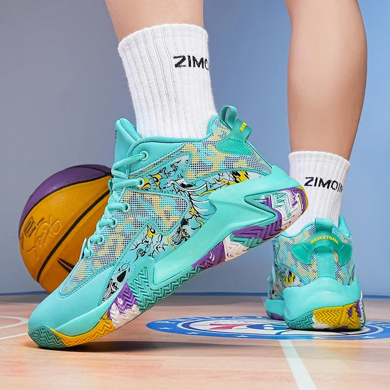 Breathable Basketball Shoes – Athletic Training Sneakers