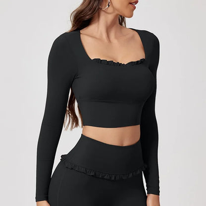 Cloud Hide Women’s Long Sleeve Yoga Top