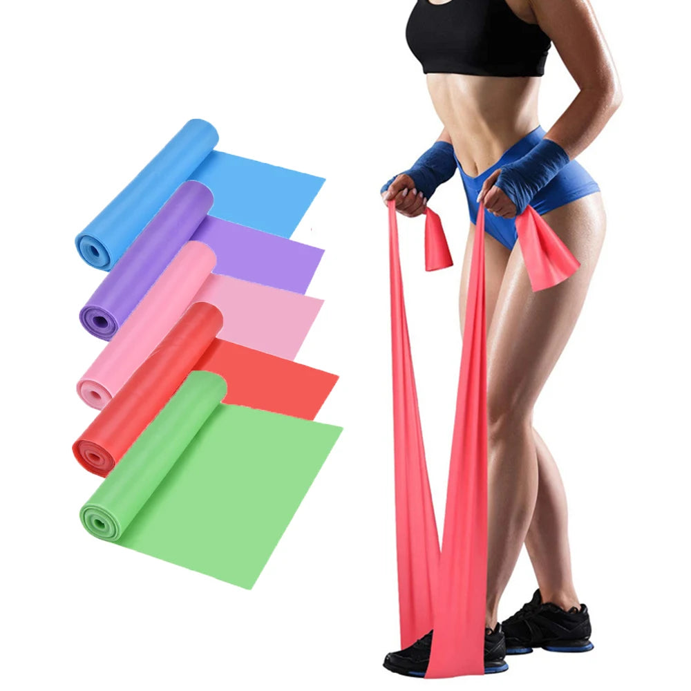 Yoga & Pilates Fitness Training Elastic Bands for Home Exercise