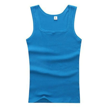 Sleeveless Cotton T-Shirt