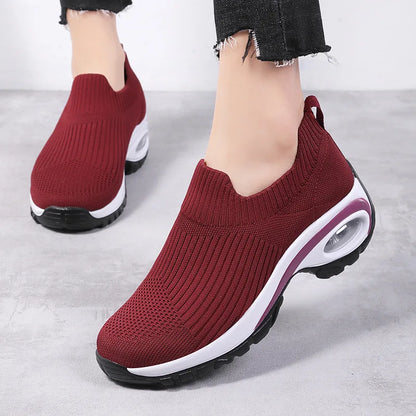 New Trendy Women's Wedge Platform Sneakers