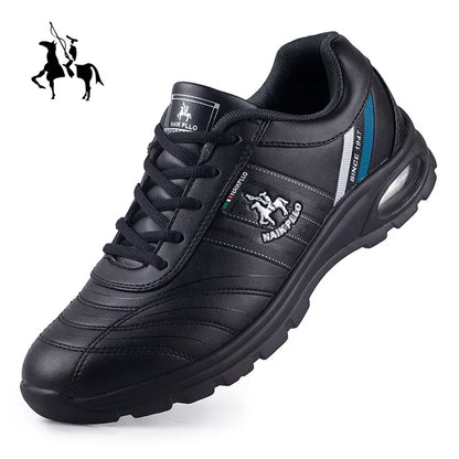 New Men’s Outdoor Leather Casual Sneakers