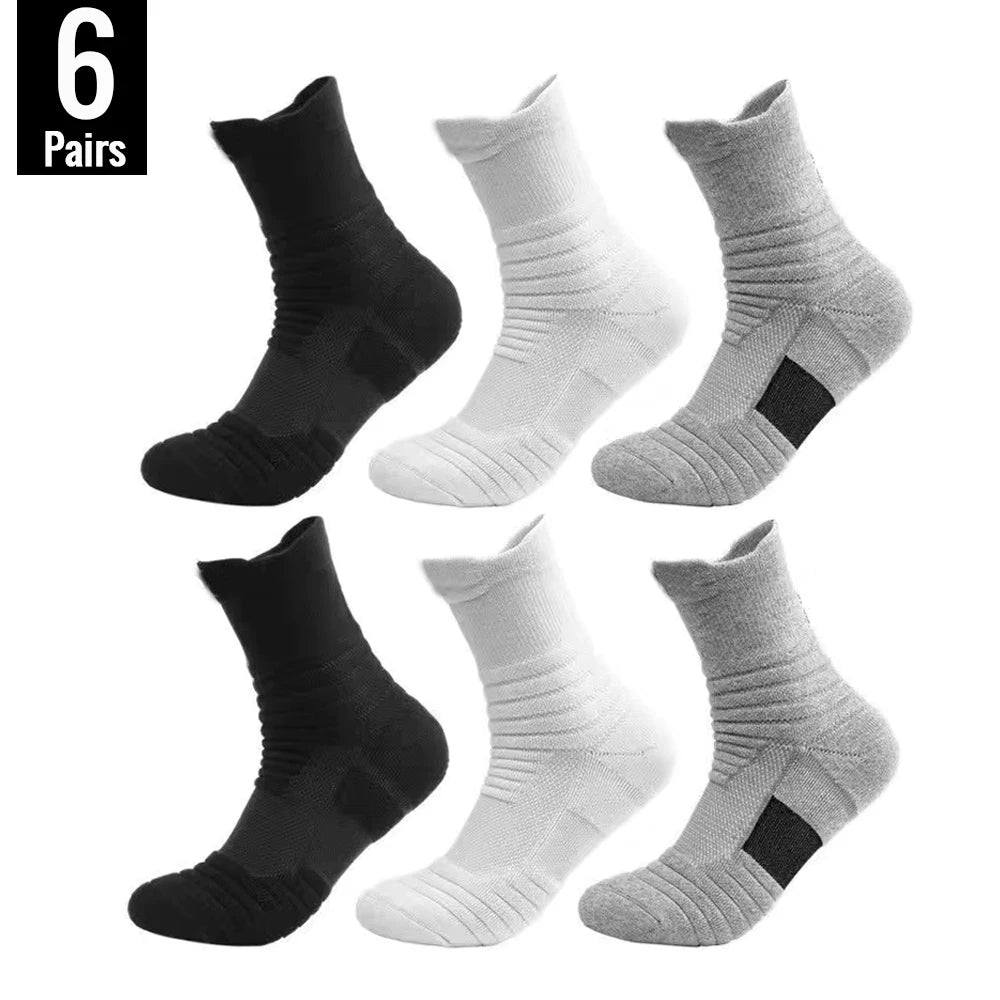 Unisex Sports Short Tube Socks – 6/3/1 Pairs