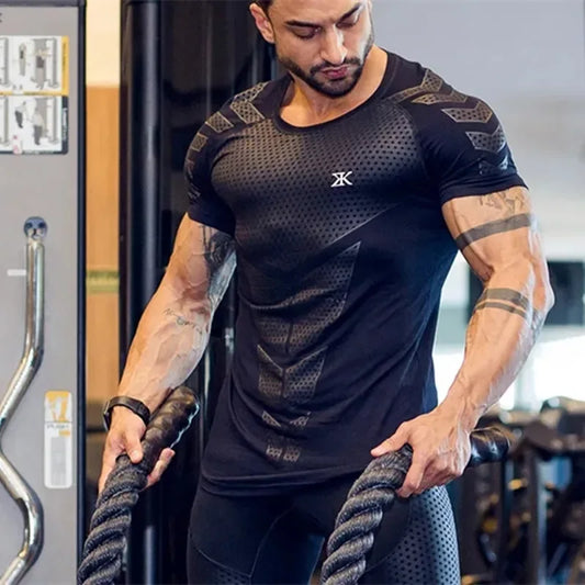 Men's Quick-Dry Compression Training T-Shirt