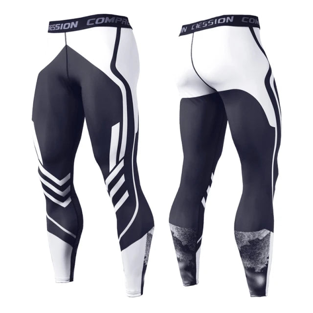 Quick-Dry Sports Tights for Gym, Workout & Jogging