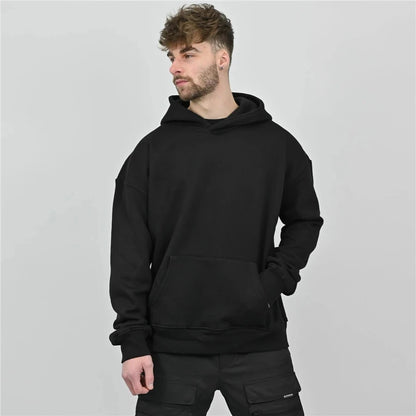 Cotton Hoodie & Pants Set – Fitness Bodybuilding Sweatshirt