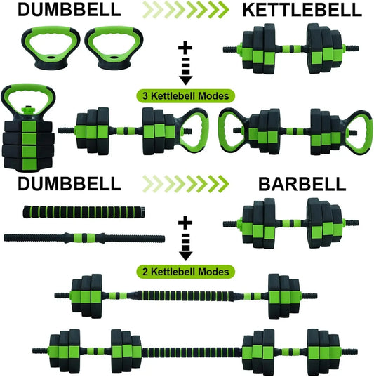 4 in 1 Adjustable Kettlebell Set