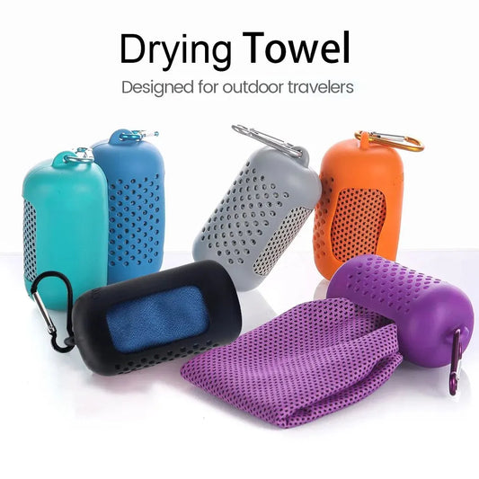 Cooling Towel with Silicone Case for Fitness