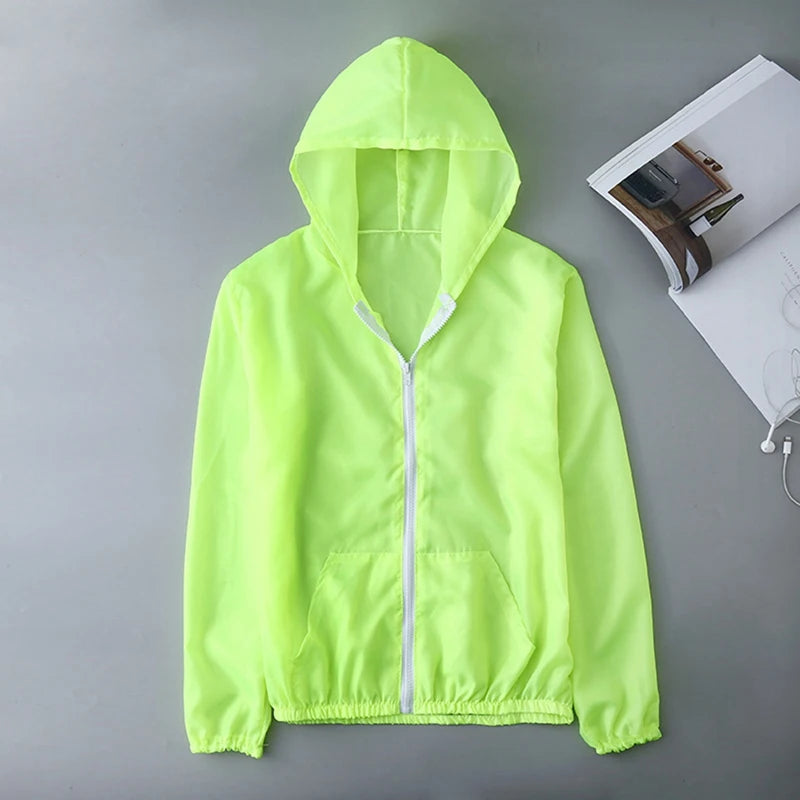 Lightweight UV Protection Coat for Running