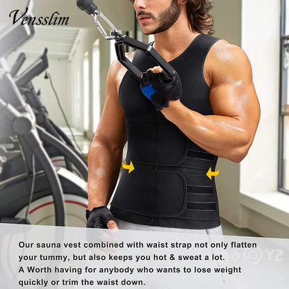 Sauna Sweat Compression Shapewear for Slimming & Workout Support - Vensslim