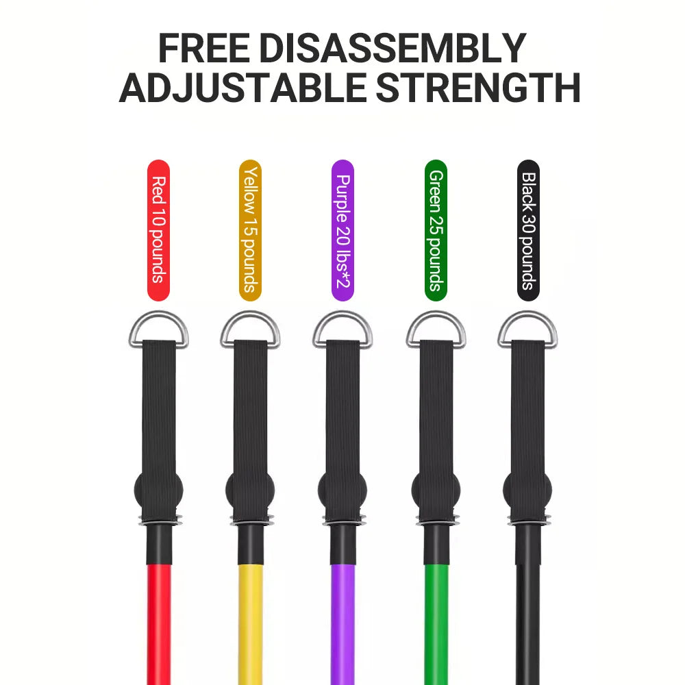 Bodybuilding Resistance Bands Set | Multi-Function