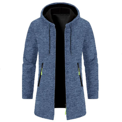 Men’s Winter Hoodie – Zip-Up Oversized Sweatshirt