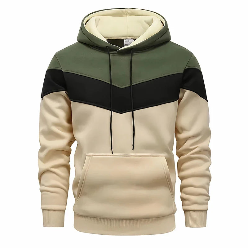 Men’s Tricolor Tracksuit – Hoodie & Sweatpants Set