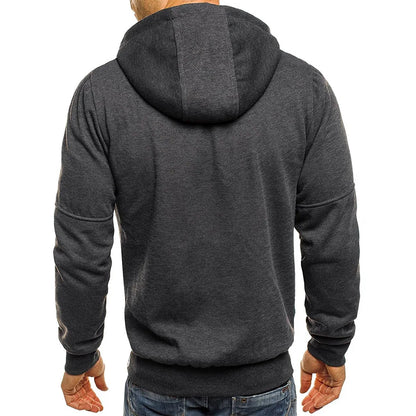 Long Sleeve Zipper Hooded Sweatshirt