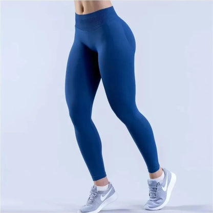 Summer Women Three Waist Gym Yoga Pants - Tight Fitting Sports Leggings Yoga Exercise Pants