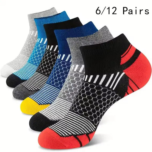 6-12 Pairs High-Quality, Low-Cut Socks