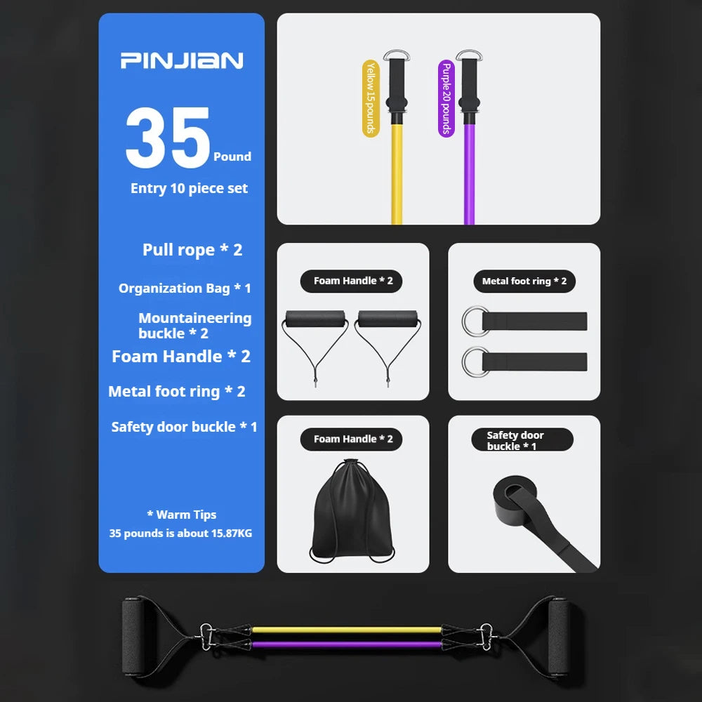 Bodybuilding Resistance Bands Set | Multi-Function