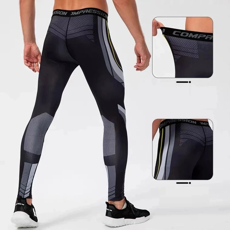 Quick-Dry Sports Tights for Gym, Workout & Jogging