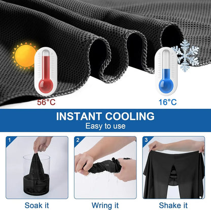Cooling Hoodie Towel Scarf