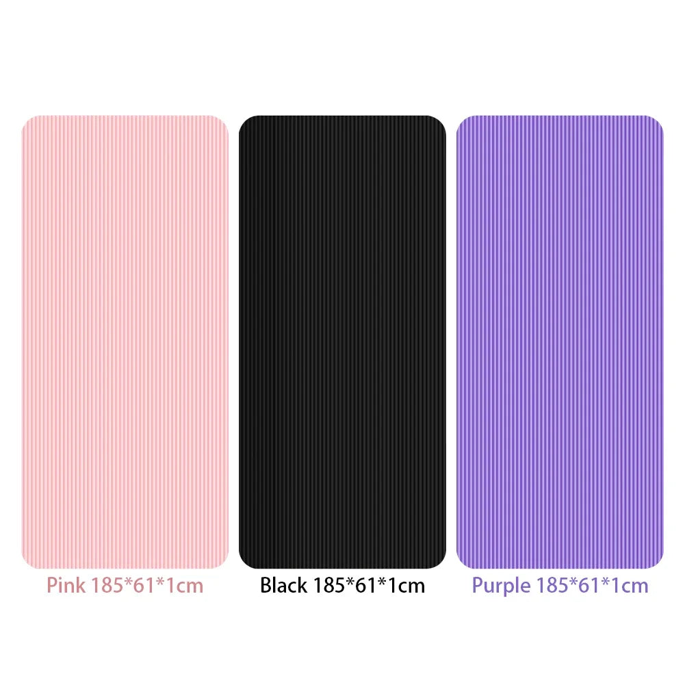Solid Color Exercise & Fitness Mat for Home Gym Workouts