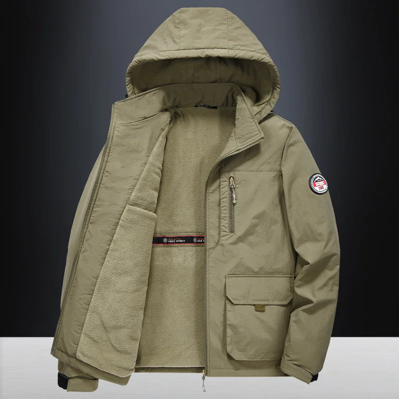 Winter Men’s Windproof Warm Jacket