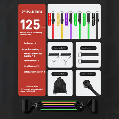 Bodybuilding Resistance Bands Set | Multi-Function