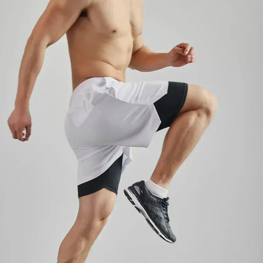 Double-Layer Running Shorts