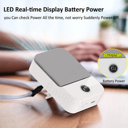 Mini USB Rechargeable Waist & Neck Fan
