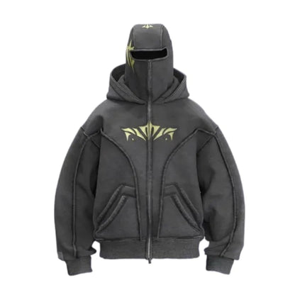 Ninja Harajuku Zip Up Hoodie