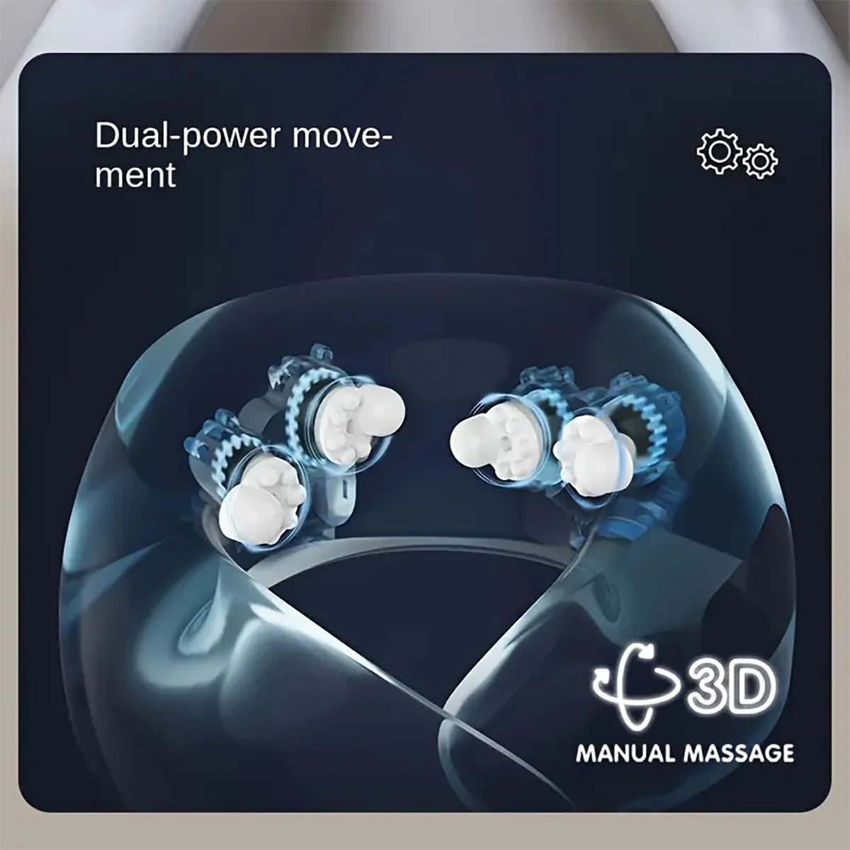 Rechargeable Neck Massager Pillow